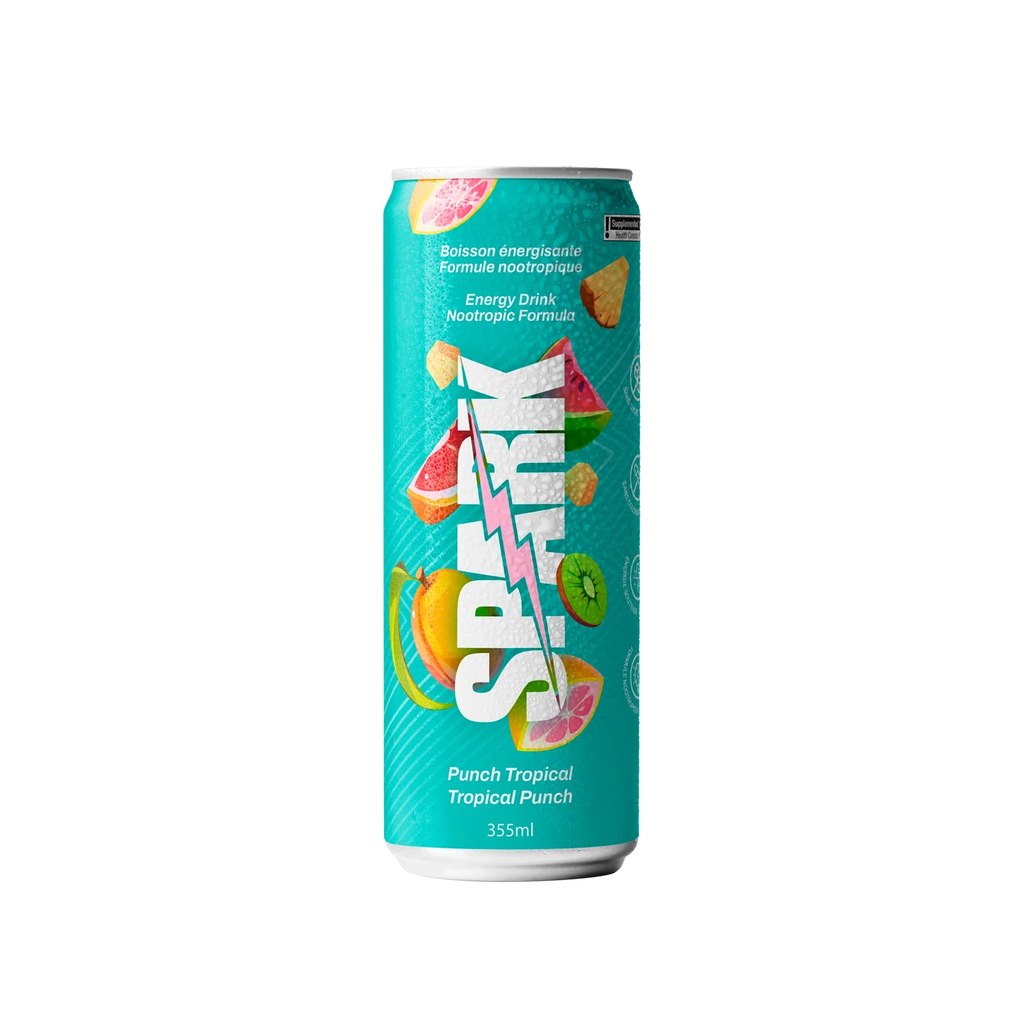 Spark Energy Drink Slim RTD Punch Tropical - Boisson Énergisante Légère Caféine | SynerFit Nutrition