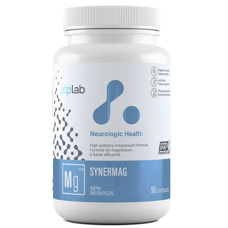 ATP SynerMAG Magnésium 120 caps - Récupération et sommeil - SynerFit Nutrition