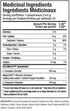 ANS Ketomate Rehausseur de Café – Valeurs nutritives – SynerFit Nutrition