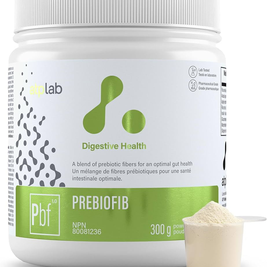 ATP PrebioFib 300g - Prébiotiques Fibres Santé Digestive Microbiome | SynerFit Nutrition