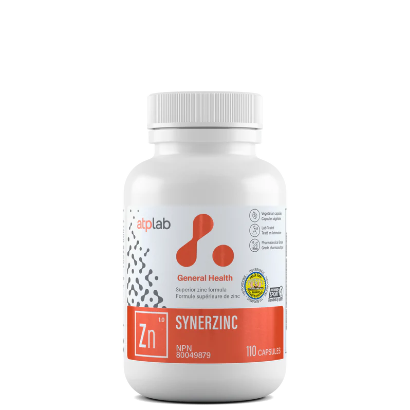 ATP SynerZinc 110 caps - Zinc et immunité - SynerFit Nutrition