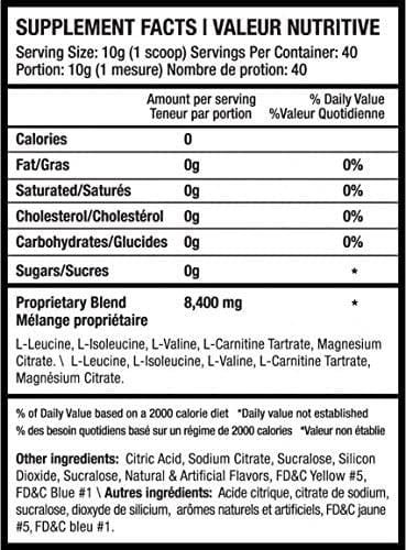 Beyond Yourself AMRAP BCAA — Endurance & Récupération Active