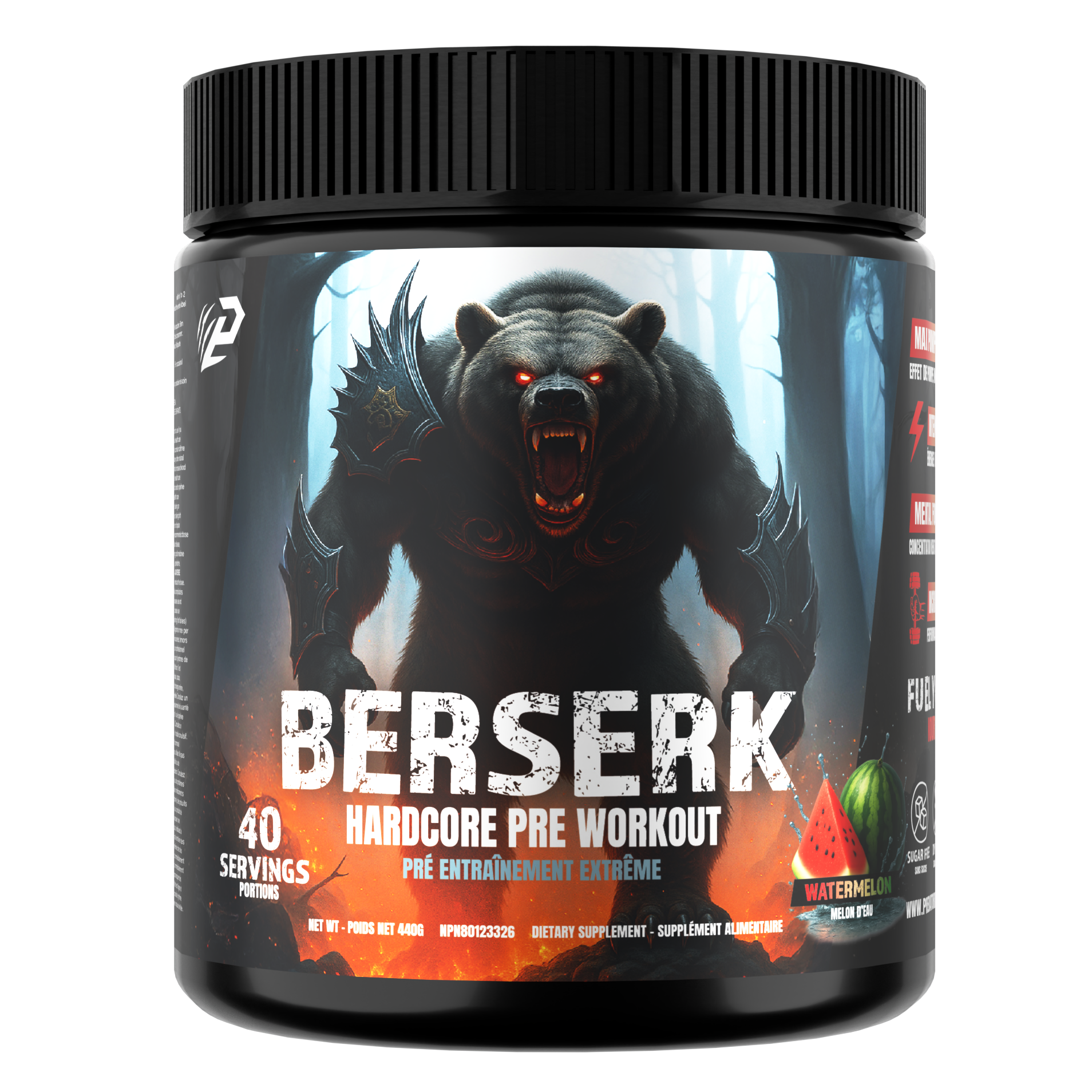 Predator Labs Berserk 3.0 — Pré-Workout Hardcore & Pump Maximal