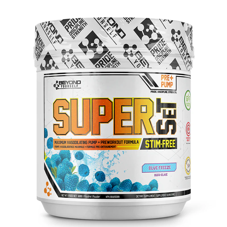 Beyond Yourself Super Set Stim Free Blue Freeze - Pré-workout sans stimulants - SynerFit Nutrition