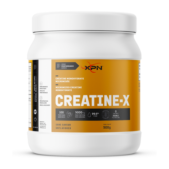 XPN Créatine 500g 100 portions - Créatine monohydrate - SynerFit Nutrition