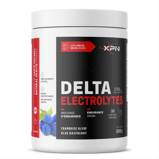XPN Delta Electrolytes 300g - Électrolytes Framboise Bleue - SynerFit Nutrition