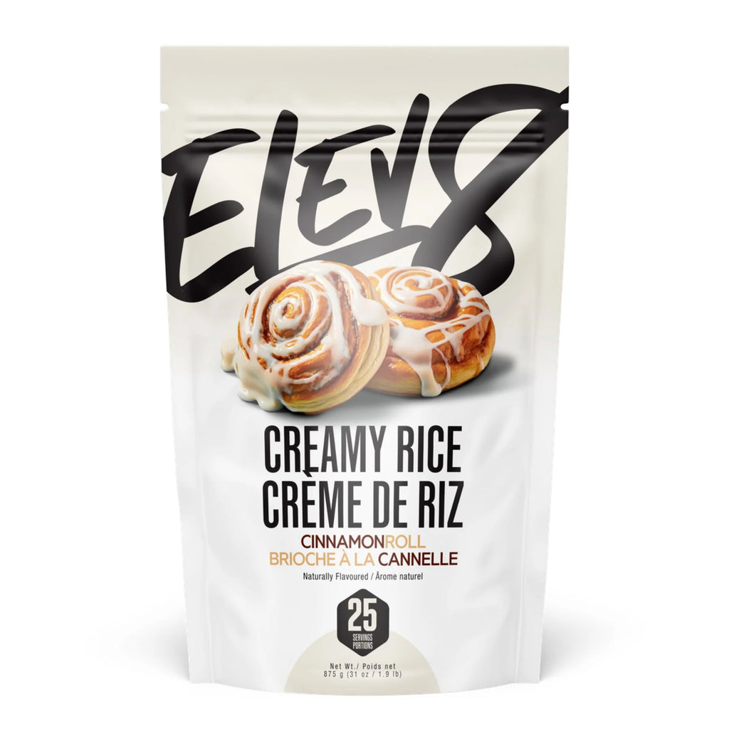 Elev8 Crème de Riz Cinnamon Roll - Glucides Complexes Énergie Entraînement | SynerFit Nutrition