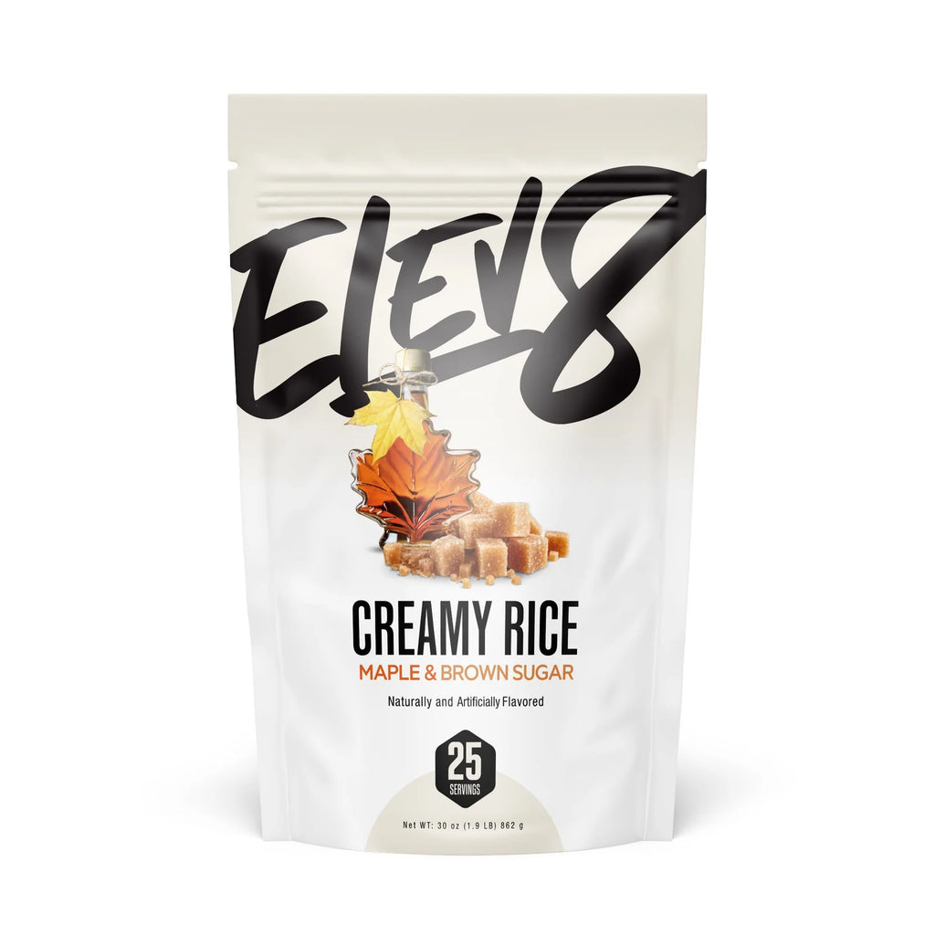 Elev8 Crème de Riz Maple and Brown Sugar - Glucides Complexes Énergie Entraînement | SynerFit Nutrition