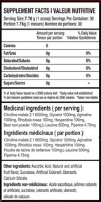 Predator Labs Eternal Pump 30 Portions - Valeurs Nutritionnelles Pré-Entraînement Pump | SynerFit Nutrition
