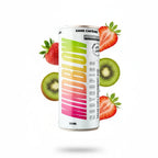 MindBlow Energy Drink RTD Fraise Kiwi Sans Caféine - Boisson Énergisante Naturelle | SynerFit Nutrition