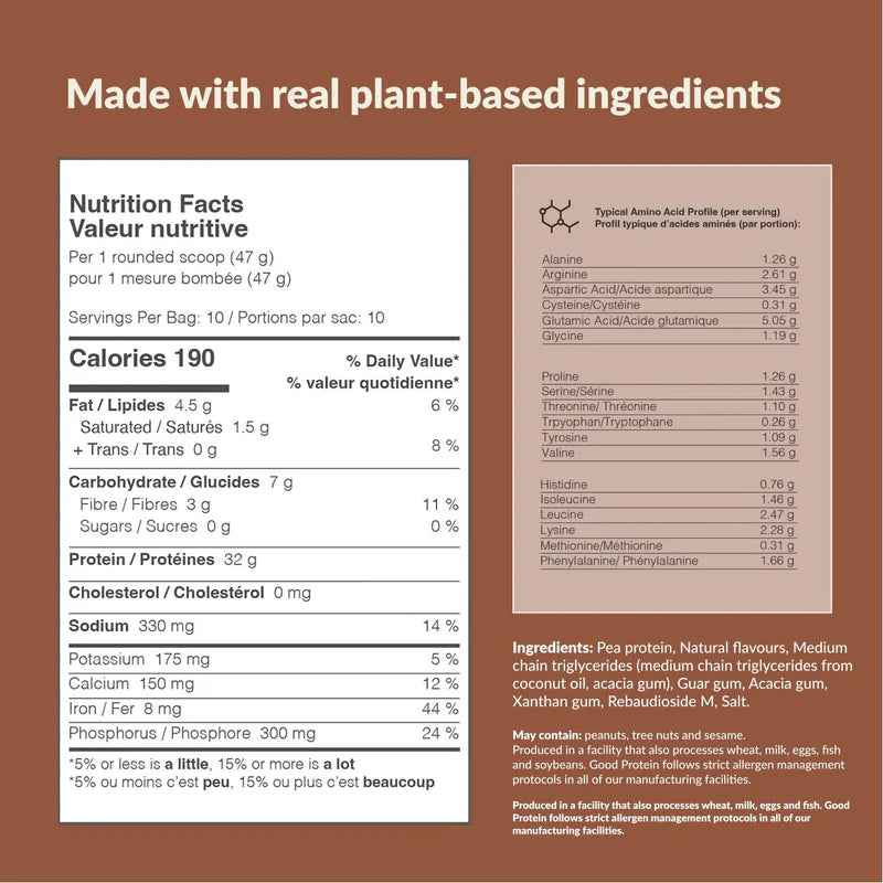 Good Protein 32G Vegan — Muscle & Récupération