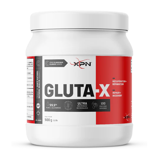 XPN Glutamine 500g 100 portions - Récupération musculaire - SynerFit Nutrition