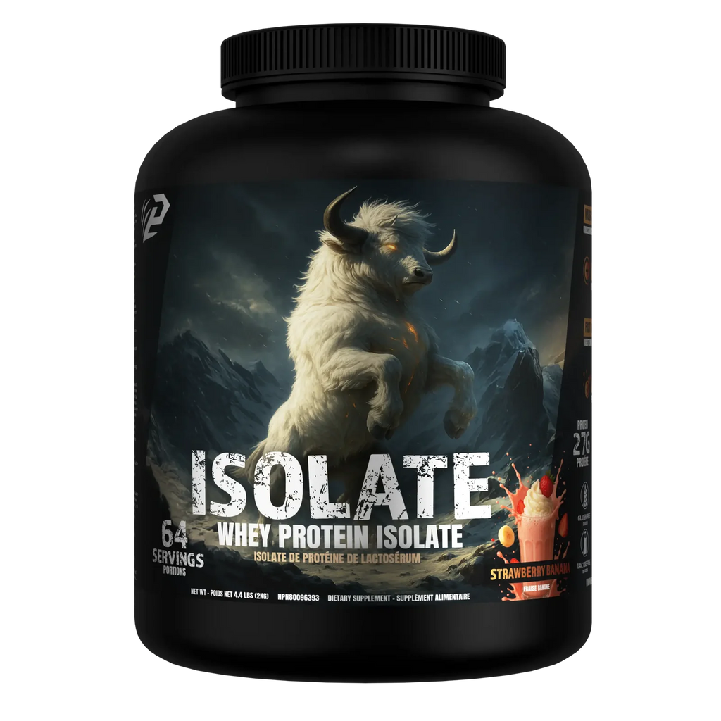 Predator Labs Protéine Iso 2KG Strawberry Banana - Isolat Whey Protéine Musculation | SynerFit Nutrition