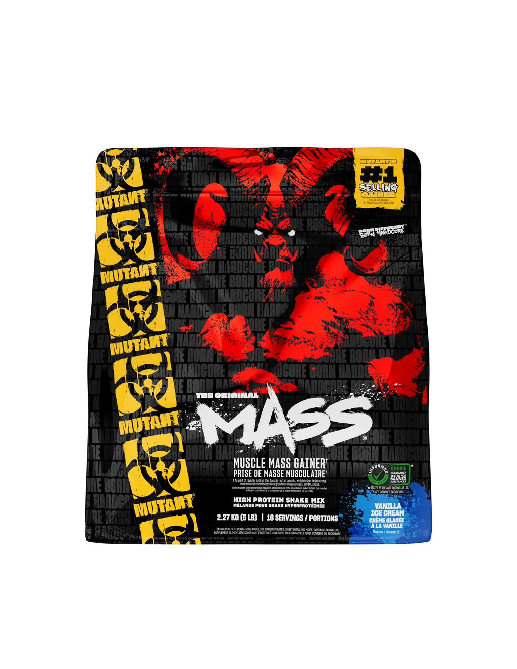Mutant Mass Gainer 2.27kg 5lb Vanilla Ice Cream - SynerFit Nutrition