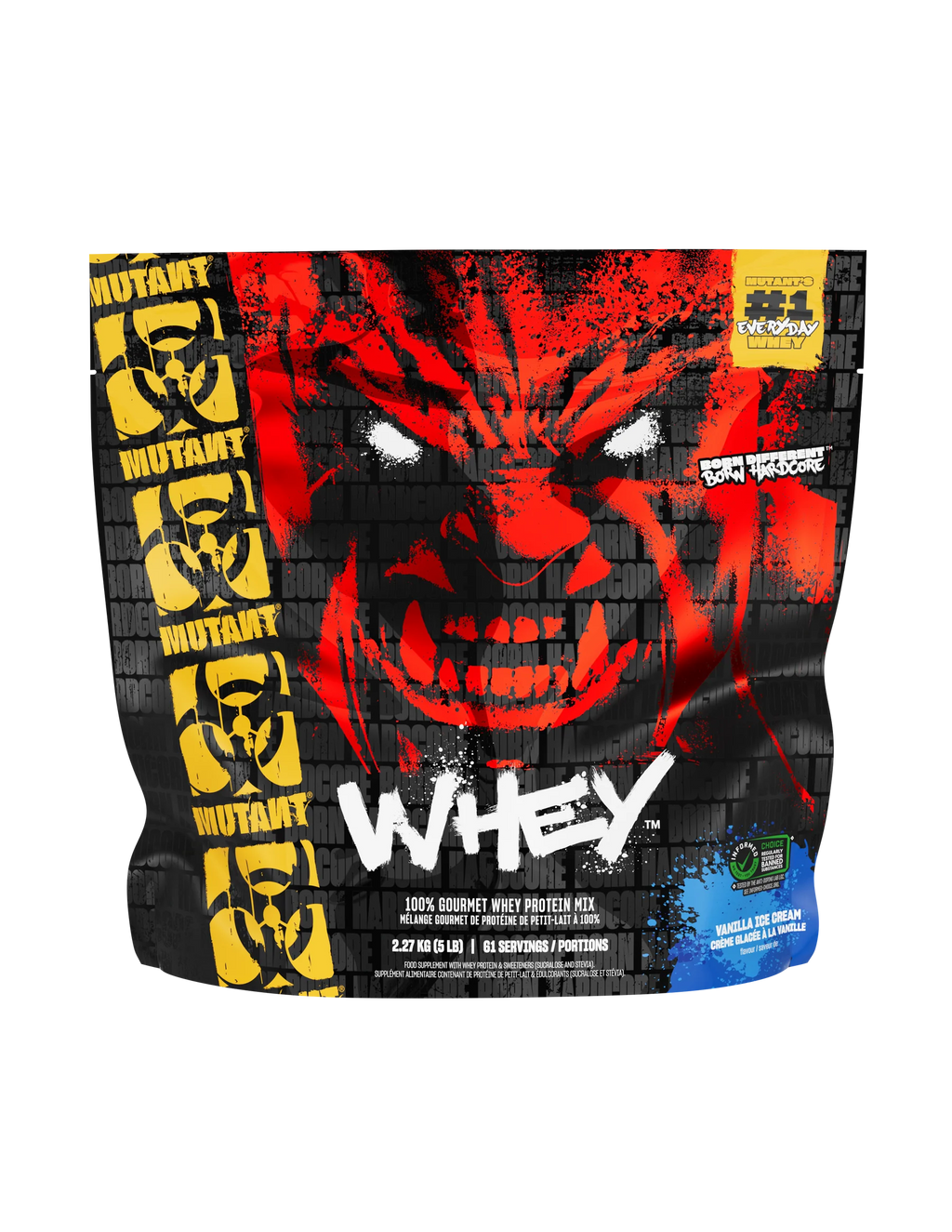 Mutant Whey Protéine 5 Lbs Vanilla Ice Cream - Whey Blend Musculation | SynerFit Nutrition