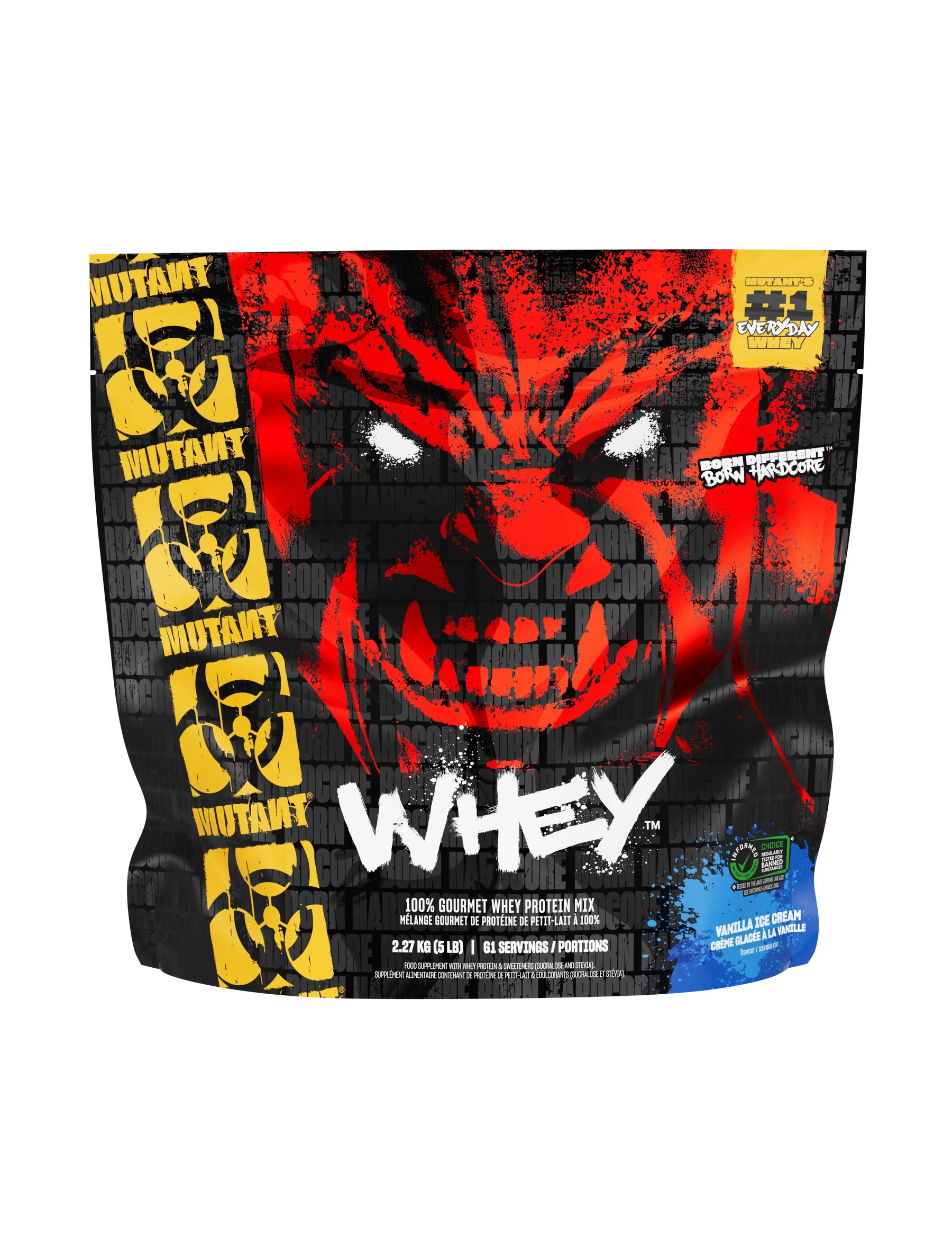 Mutant Whey Protéine 5 Lbs Vanilla Ice Cream - Whey Blend Musculation | SynerFit Nutrition