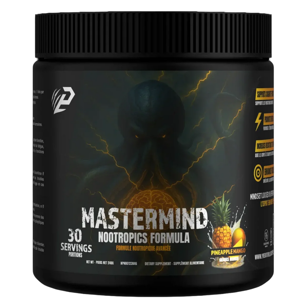Predator Labs MasterMind 30 Portions Tropical - Nootropique Focus Concentration Clarté Mentale | SynerFit Nutrition