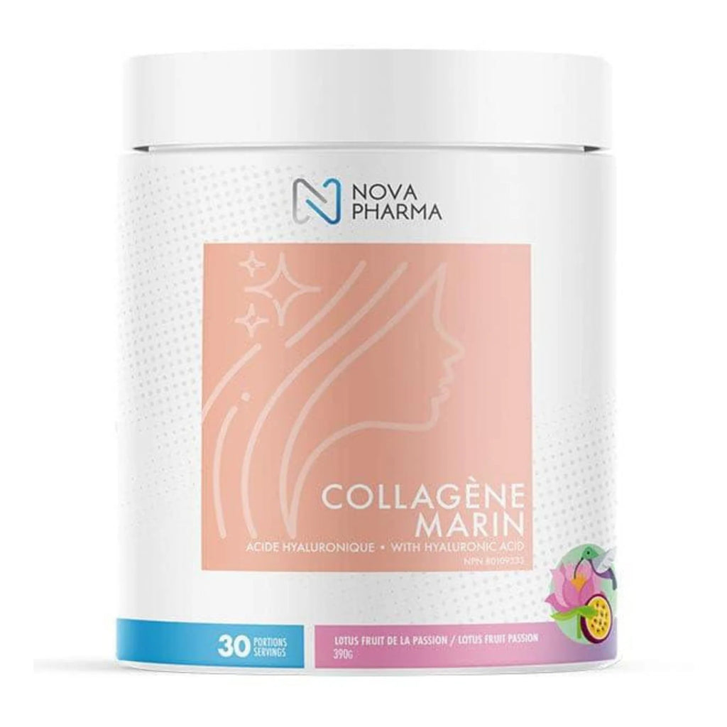 Nova Pharma Collagène Marin Lotus Fruit de la Passion - Peau Articulations Anti-Âge | SynerFit Nutrition
