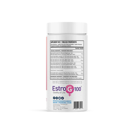 Nova Pharma Meno Pause 60 Caps - Ingrédients Soulagement Symptômes Ménopause | SynerFit Nutrition