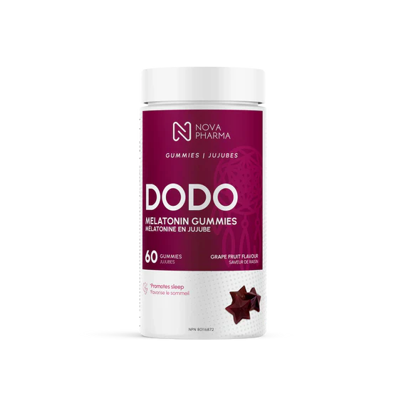 Nova Pharma Dodo Mélatonine 60 Gummies - Sommeil Naturel Relaxation | SynerFit Nutrition
