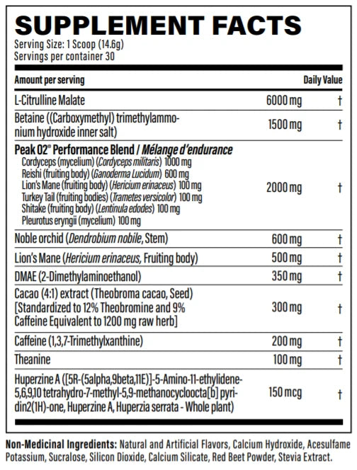 Nutrabolics Infinite — Pré-Entraînement Cognitif & Endurance