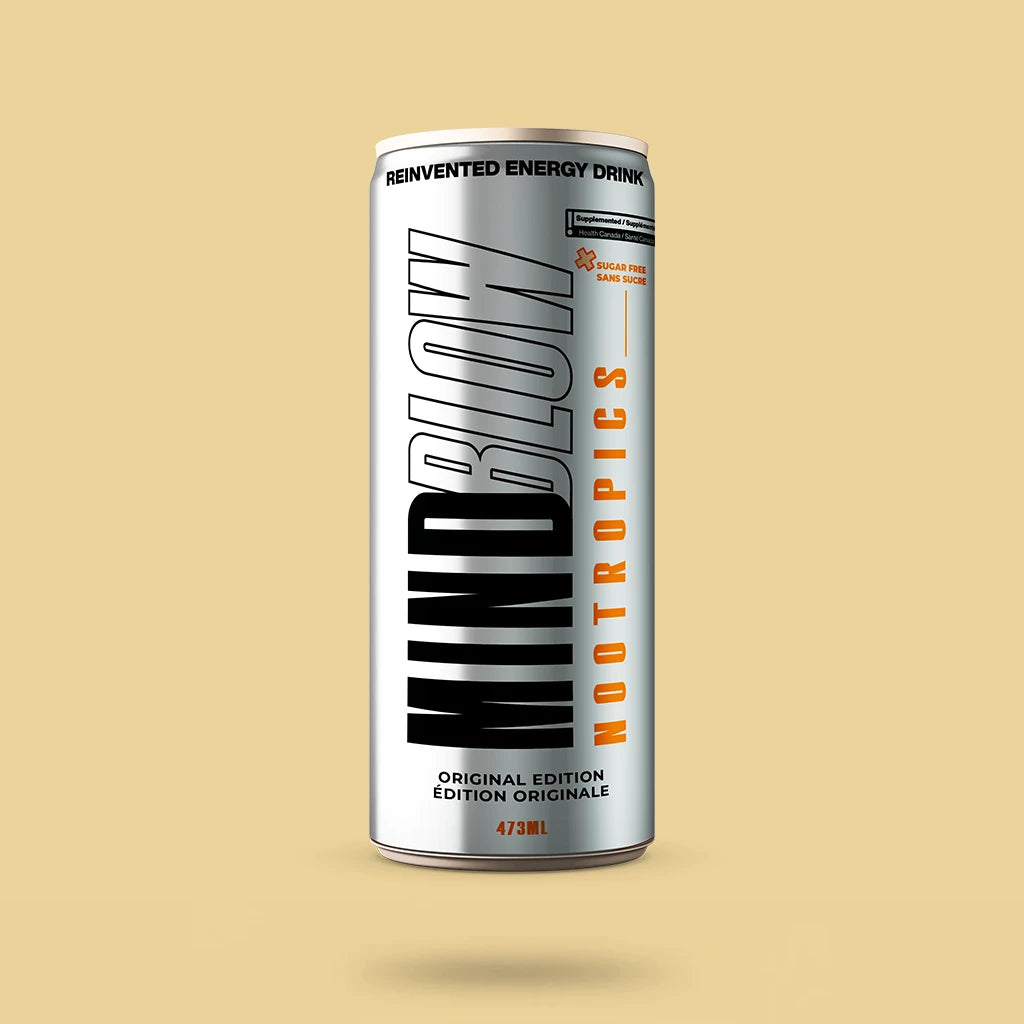 MindBlow Energy Drink RTD L'Originale - Boisson Énergisante Caféine Naturelle | SynerFit Nutrition