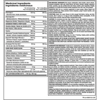 PVL Domin8 Pré-workout - Tableau des faits nutritionnels - SynerFit Nutrition