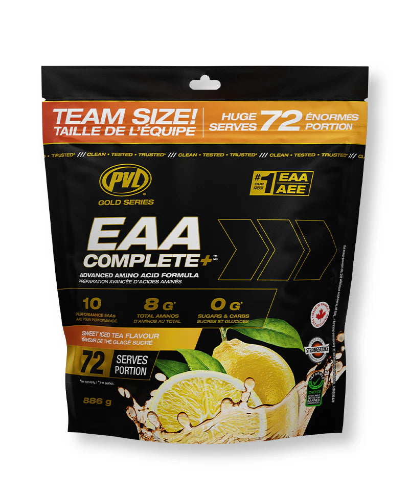 PVL EAA Complete 886g Sweet Ice Tea - Acides Aminés Essentiels Récupération | SynerFit Nutrition