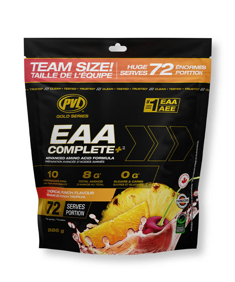 PVL EAA Complete 886g Punch au Fruit - Acides Aminés Essentiels Récupération | SynerFit Nutrition