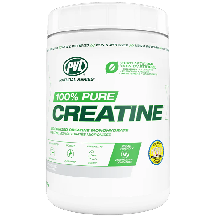 PVL Natural Series 100% Pure Creatine 300g Non aromatisée - SynerFit Nutrition
