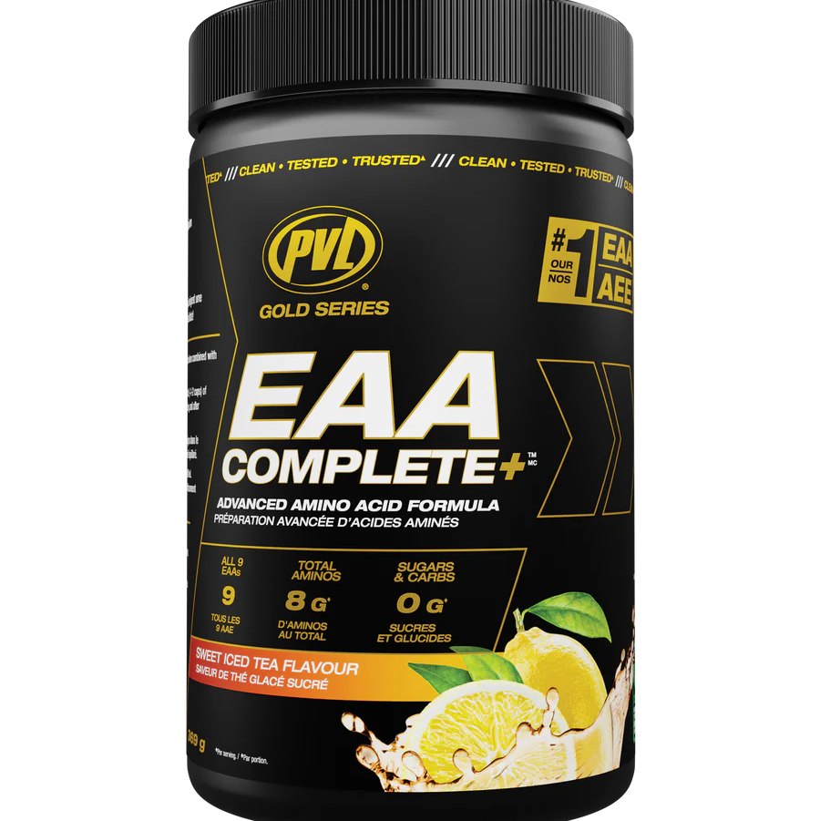 PVL EAA Complete 369g Iced Tea - Acides aminés essentiels - SynerFit Nutrition
