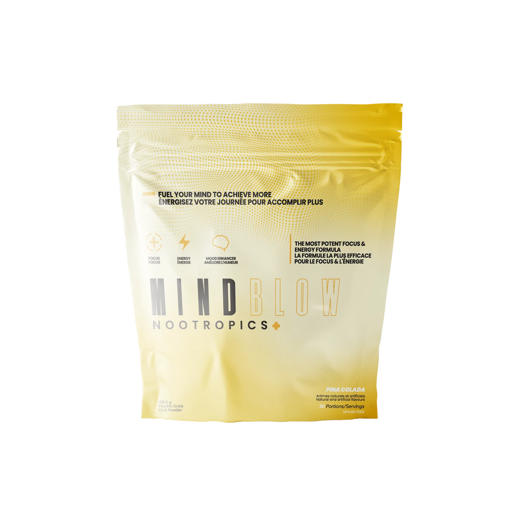MindBlow Nootropics 30 Portions Pina Colada - Focus Énergie Concentration | SynerFit Nutrition