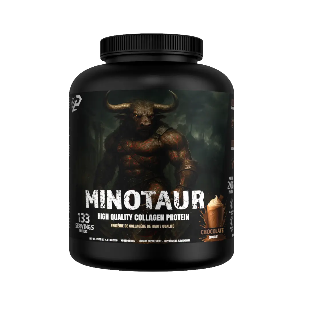 Predator Labs Minotaur Protéine Boeuf 4.4lbs Chocolat - Protéine Boeuf Hydrolysée Masse Musculaire | SynerFit Nutrition