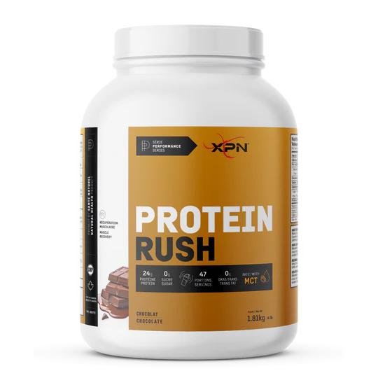 XPN Protein Rush 4lb - Protéine de lactosérum Chocolat - SynerFit Nutrition