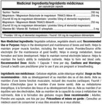 ATP SynerMAG Magnésium - Valeurs nutritives - SynerFit Nutrition