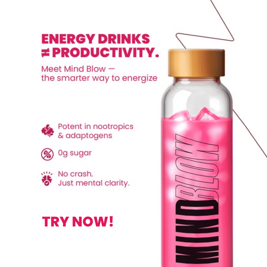 MindBlow Nootropics - Essayez Maintenant Booster Cognitif Focus Mental | SynerFit Nutrition