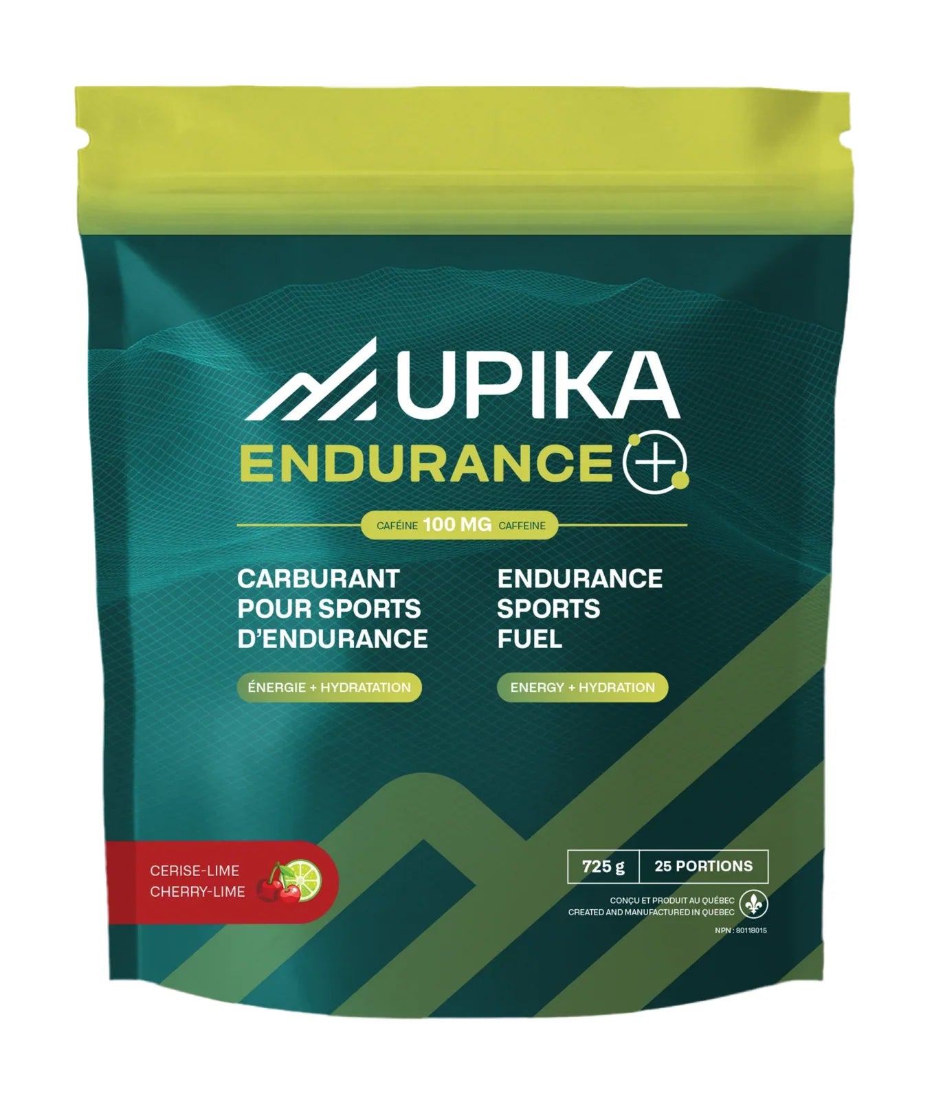 Upika Endurance — Glucides 25g, Électrolytes & Énergie Durable