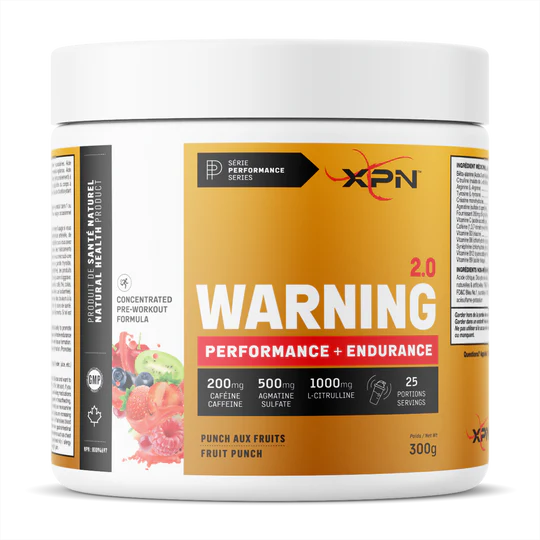 XPN Warning Pre-Workout 300g - Punch - SynerFit Nutrition