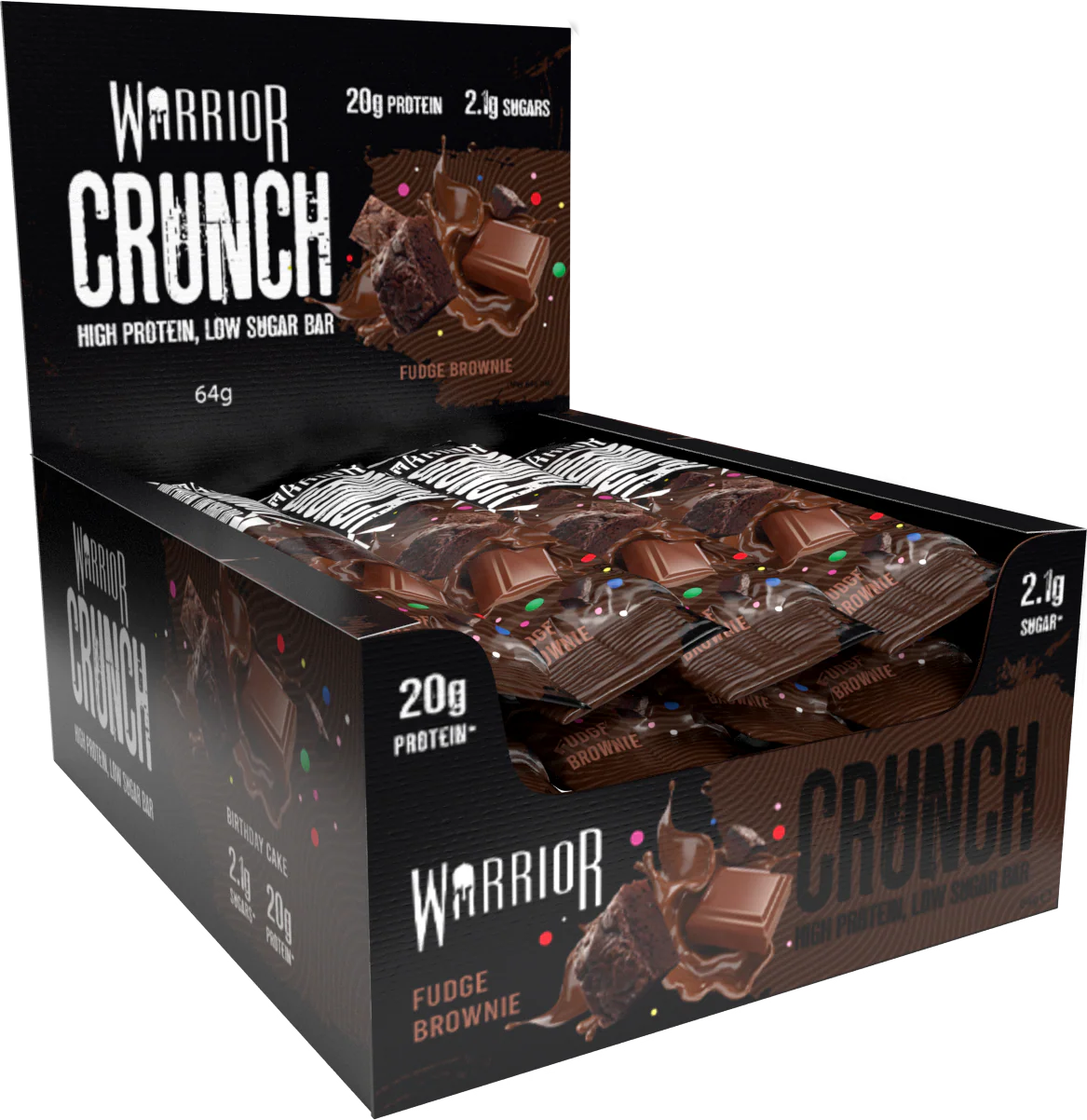 Warrior Crunch — Barre Protéinée Croustillante