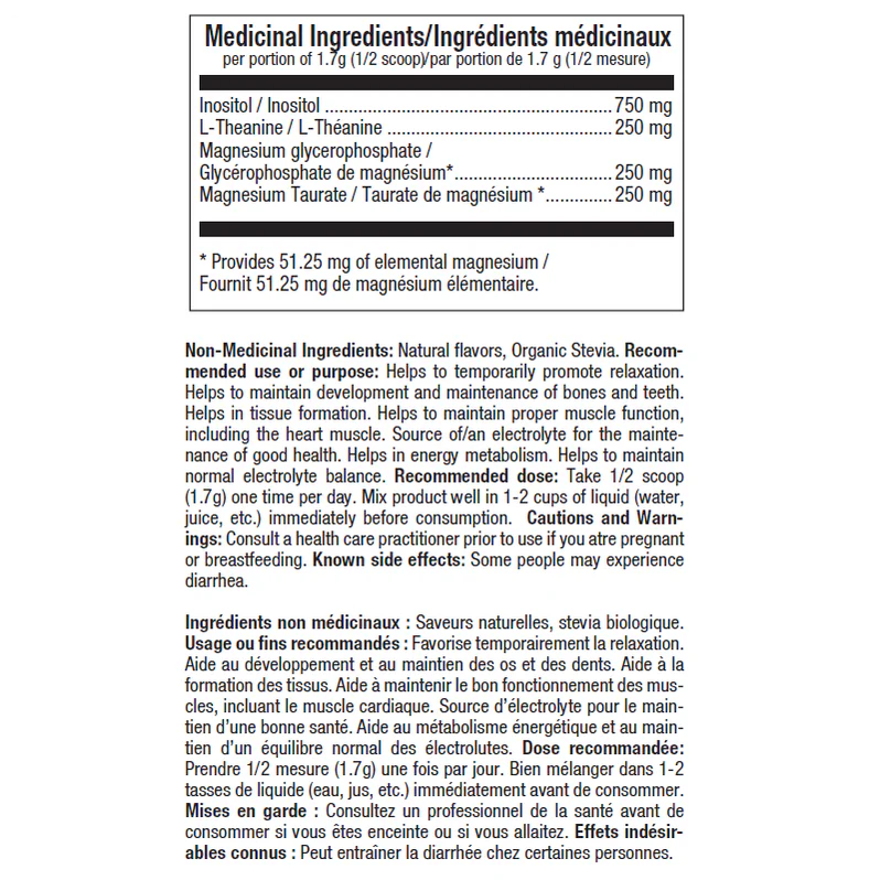 ATP Labs Yin Reserve 204g - Valeurs Nutritionnelles Adaptogènes Stress Cortisol | SynerFit Nutrition