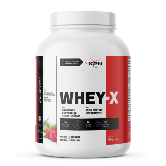 XPN Whey 4.4lb - Protéine Vanille Framboise - SynerFit Nutrition