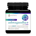 Youtheory Ashwagandha + GABA — Anti-Stress, Sleep & Mental Balance