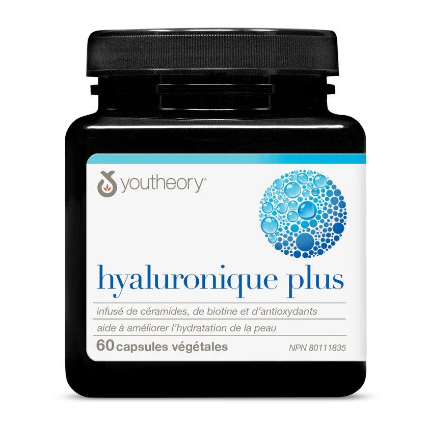 Youtheory Acide Hyaluronique + Céramides — Hydratation, Peau & Éclat