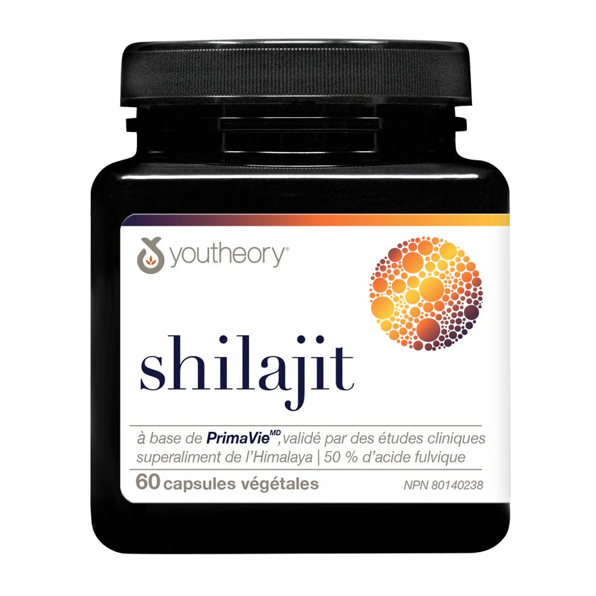 Youtheory Shilajit PrimaVie® — Énergie Mitochondriale & Antioxydant