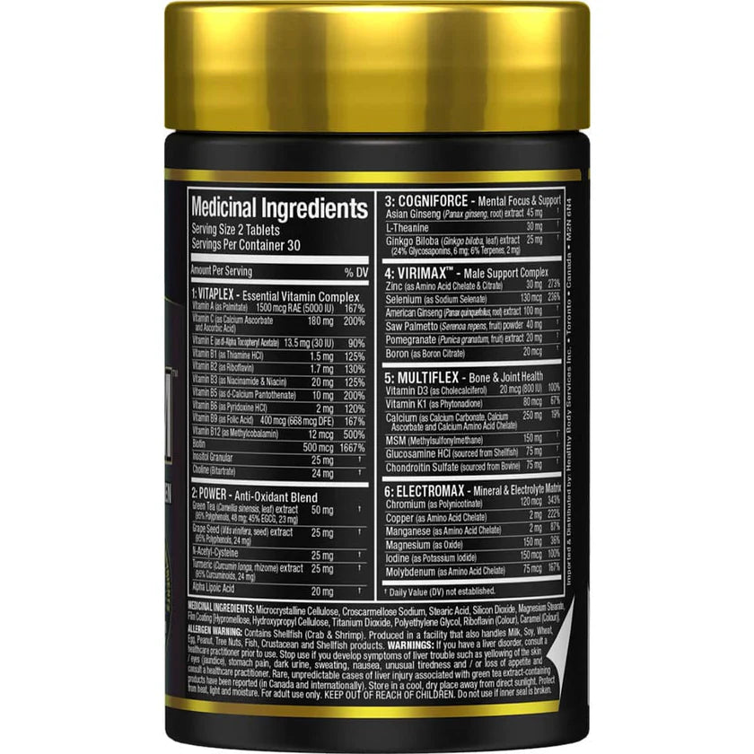 AllMax Vitaform Multivitamine Hommes - Supplément Quotidien Performance | SynerFit Nutrition