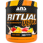 ANS Ritual Ultra Pré-Workout 630g Peach Mango - Énergie et performance - SynerFit Nutrition