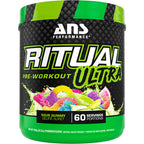 ANS Ritual Ultra Pré-Workout 630g Sour Gummy - Énergie et performance - SynerFit Nutrition