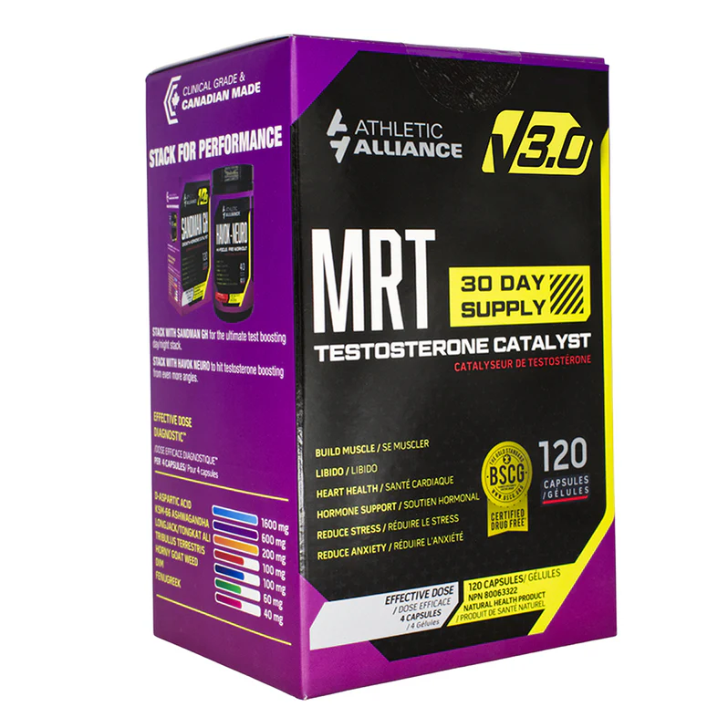 Athletic Alliance MR-T Test Booster 120 capsules - SynerFit Nutrition