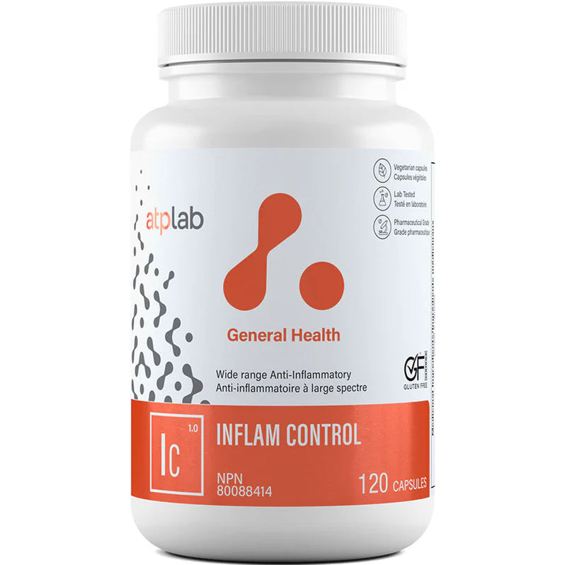 ATP Labs InflamControl 120 Capsules - Anti-Inflammatoire Naturel Récupération Articulations | SynerFit Nutrition