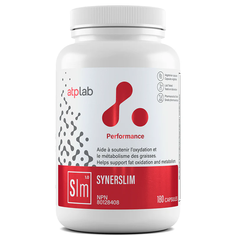 ATP Labs SynerSlim 180 Capsules - Perte de Poids Métabolisme Brûleur de Gras Naturel | SynerFit Nutrition
